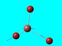 Asymmetric stretch (in plane)