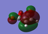 HOMO of Maleic Anhydride
