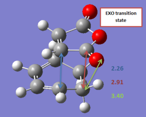 Figure 2.6: HOMO endo TS