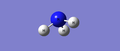 Optimisation intermediate step geometry 3: bonds are visualised as the atoms are within Gaussian's bonding distance.