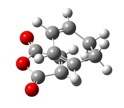Figure 10a - Intial alignment of the reagents for the QST2 optimisation