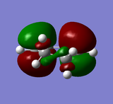 HOMO of cyclohexa-1,3-diene: anti-symmetric