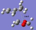 Van der Waals repulsion between C & O