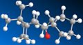 Carbonyl facing down, twist-boat conformation. Total energy: 209.0 kJ/mol.