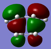 HOMO of the transition structure: anti-symmetric