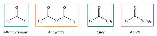 Carboxylic acid derivatives overview