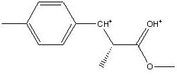 1-(4’-Methylphenyl)-2-methoxycarbonyl-propan-1-carbenium ion