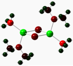 Graphical representation of charges in dimer A