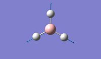 BH3 Vibrational frequency 4
