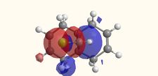 A HOMO of compound 12.