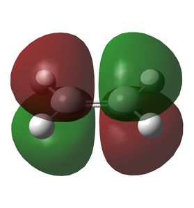 Figure 4: MO 7 of ethylene, the LUMO.