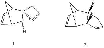 cyclopentane dimers 1:EXO, 2:ENDO