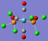cis-Mo(CO)4(PCl3)2 after second optimisation