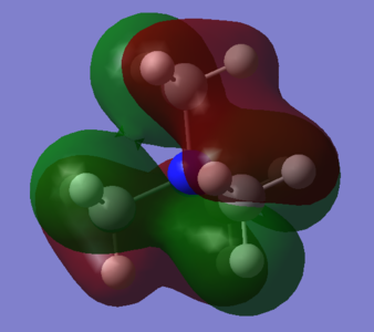 Figure 10c. N[CH3]4 Molecular orbital 14.